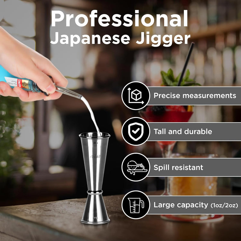 Japanese Bartender Kit | Mixology Bartender Kit | TEAVAS