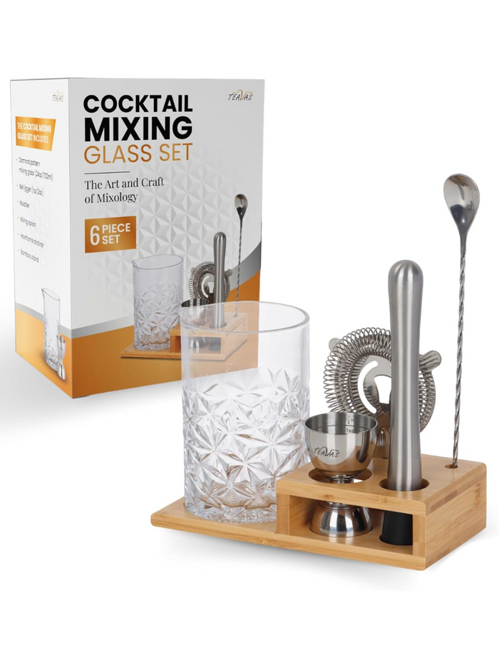  Muddler Mixing Glass Set | Muddler Glass Set | TEAVAS